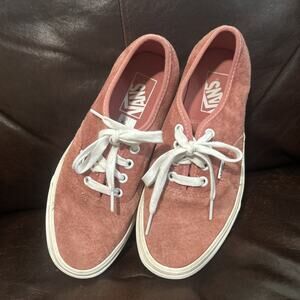 Vans Heiq Eco-Dry Peach/Coral Suede Shoes Women's 7 Very Clean